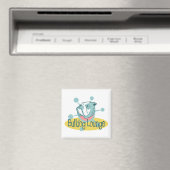 Retro Bulldog Lounge Magnet (In Situ (Geschirrspüler))