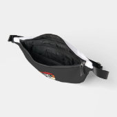 Retro Bulldogge Hundemutter Vektor Bauchtasche (Offen)