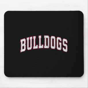 Retro Bulldogs für Männer Frauen Jungen Mädchen Ki Mousepad