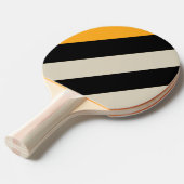 Retro Bumblebee Buzz Bold Stripes Tischtennis Schläger (Vorderseite)