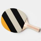 Retro Bumblebee Buzz Bold Stripes Tischtennis Schläger (Seitenansicht)
