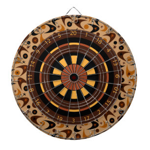 Retro-Bumerangs Dartscheibe