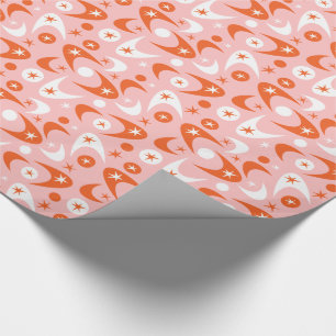 Retro-Bumerangs Geschenkpapier