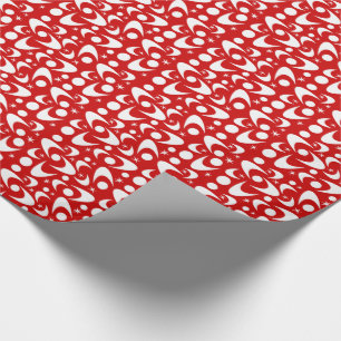 Retro-Bumerangs Geschenkpapier