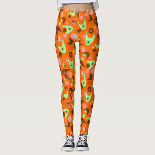 Retro-Bumerangs Leggings