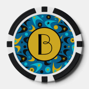 Retro-Bumerangs Pokerchips