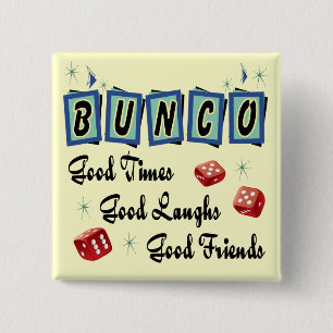 Retro Bunco Knopf Button