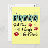 Retro Bunco Postkarte (Vorne/Hinten)
