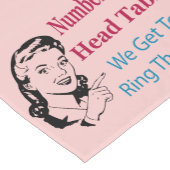 Retro Bunco Tabelle #1, das wir erhalten, die Bell Kurzer Tischläufer (Ecke)