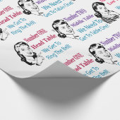 Retro Bunco Tabelle kardiert Geschenk-Verpackung Geschenkpapier (Ecke)