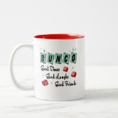 Retro Bunco Zweifarbige Tasse (Links)