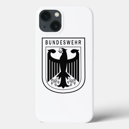 Retro - Bundesstaatliche Bundeswehr Case-Mate iPhone Hülle (Rückseite)