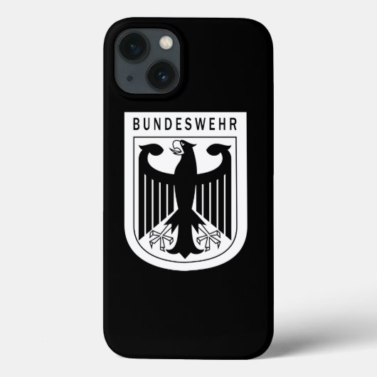Retro - Bundesstaatliche Bundeswehr Case-Mate iPhone Hülle (Rückseite)
