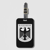 Retro - Bundesstaatliche Bundeswehr Gepäckanhänger (Vorderseite Vertikal)