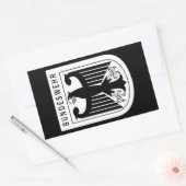 Retro - Bundesstaatliche Bundeswehr Rechteckiger Aufkleber (Umschlag)