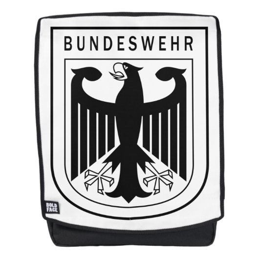 Retro - Bundesstaatliche Bundeswehr Rucksack (Vorderseite)
