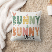 Retro Bunny: Sonnenschein Kissen (Decke)