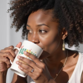 Retro Bunny: Sonnenschein Milchtasse