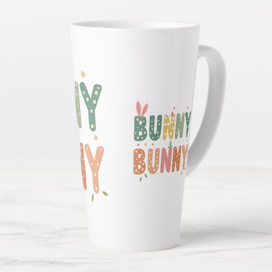Retro Bunny: Sonnenschein Milchtasse (Rechte Ecke)