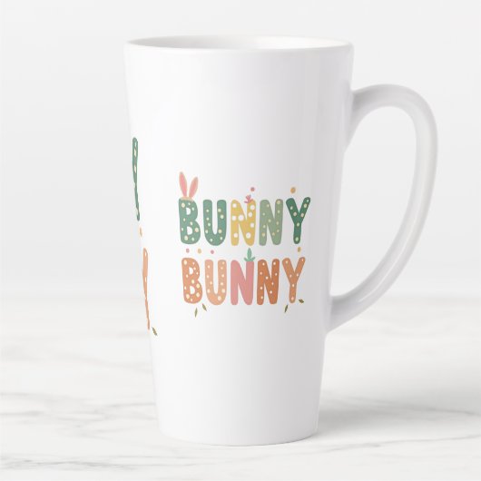 Retro Bunny: Sonnenschein Milchtasse (Rechts)