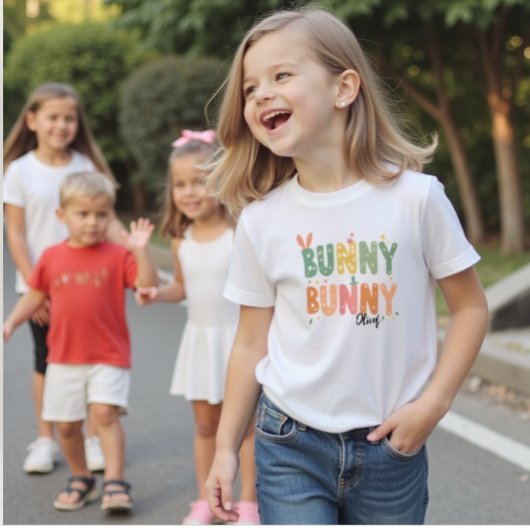 Retro Bunny: Sonnenschein T-Shirt
