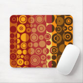 Retro bunte Jahr-abstrakte Kunst 2 Mousepad (Mit Mouse)
