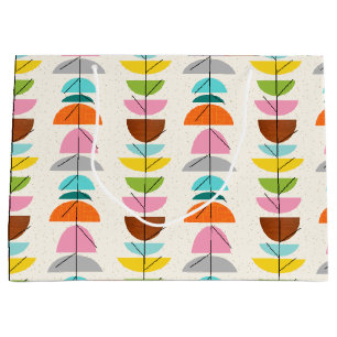 Retro bunte Nest-Geschenk-Tasche Große Geschenktüte