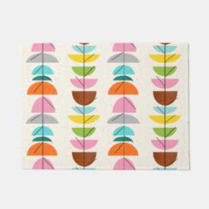 Retro bunte Nest-Tür-Matte Fußmatte