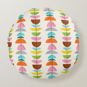 Retro Bunte Nester Runde Kissen