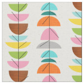 Retro-Bunte-Nester-Stoff Stoff (Nahaufnahme)