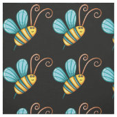 Retro bunte schöne Boho Hummel-Biene Stoff (Muster)