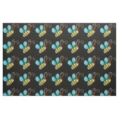 Retro bunte schöne Boho Hummel-Biene Stoff (Fat Quarter (45,7 x 55,9 cm))