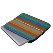 Retro Bunte Tiere Muster #6 Laptopschutzhülle (Vorne Knopf)
