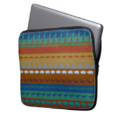 Retro Bunte Tiere Muster #6 Laptopschutzhülle (Vorderseite Links)