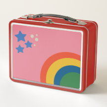 Retro bunter Lunchbox