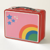 Retro bunter Lunchbox (Rückseite)