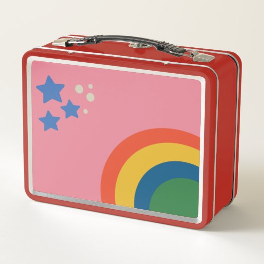 Retro bunter Lunchbox (Rückseite)