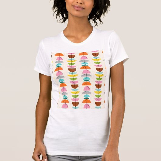 Retro bunter Nest-T - Shirt (Vorderseite)