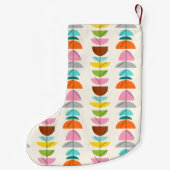 Retro bunter Nest-WeihnachtsStrumpf Kleiner Weihnachtsstrumpf (Rückseite)