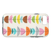 Retro bunter Nester iPhone 7 Kasten Case-Mate iPhone Hülle (Rückseite (Horizontal))