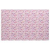 Retro buntes Eulenvogelmuster Stoff (Fat Quarter (45,7 x 55,9 cm))
