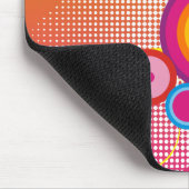 Retro buntes mousepad (Ecke)