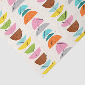 Retro buntes Nest-Seidenpapier Seidenpapier (Ausschnitt)