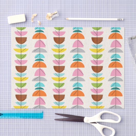 Retro buntes Nest-Seidenpapier Seidenpapier (Handwerk)