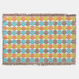 Retro Buntes Punkte-Muster Decke