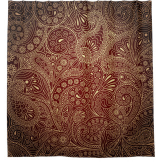 Retro buntes schönes Boho Bohemisch Duschvorhang