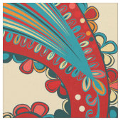 Retro buntes schönes Boho Bohemisches Paisley Stoff (Nahaufnahme)