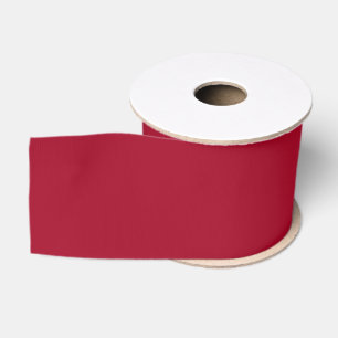 Retro Burgund Solid Design Ripsband