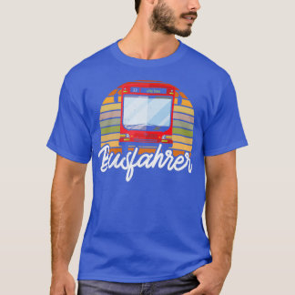 Retro-Busfahrer Vintage Geschenkidee T-Shirt