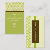 Retro Business Card Marketing Consultant Visitenkarte (Vorne/Hinten)